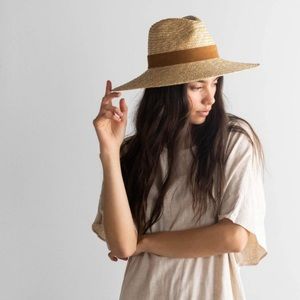 Gigi Pip Isla Straw Fedora Hat